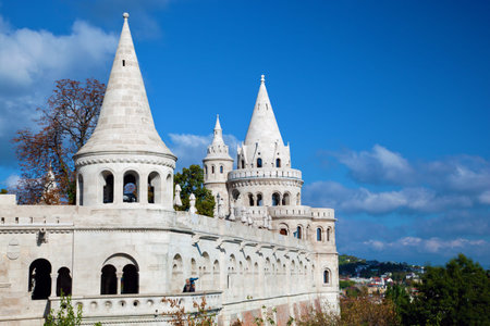Fisherman's Bastion on the Buda Castle hill in Budapest, Hungaryのeditorial素材