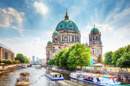 Berlin Cathedral. Berliner Dom. Berlin, Germanyの写真素材
