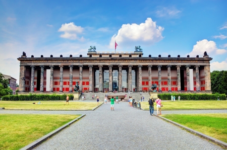 Altes Museum. German Old Museum on Museum Island, Mitte. Berlin, Germanyのeditorial素材