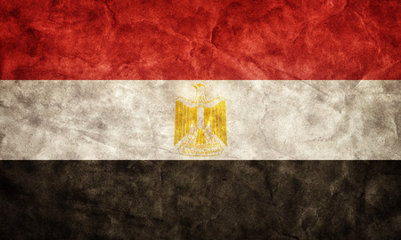 Egypt grunge flag. Vintage, retro style. High resolution, hd quality. Item from my grunge flags collection.の写真素材