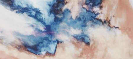 Abstract watercolor art painting. Colorful creative background with color flowの写真素材