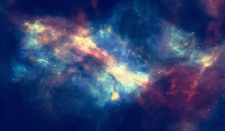 Nebula galaxy abstract background. Fantasy universe texture