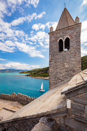 st. Peter Church in Porto Venere, Italy. Liguria coastの写真素材