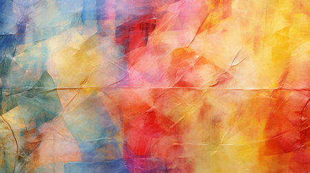 Colorful abstract folds and creases backgroundの素材