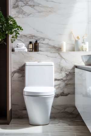 Stylish dark sink in a contemporary kitchen.の素材