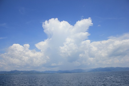 sae sky and cloudの写真素材