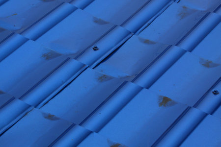 Blue Roof backgruondの写真素材