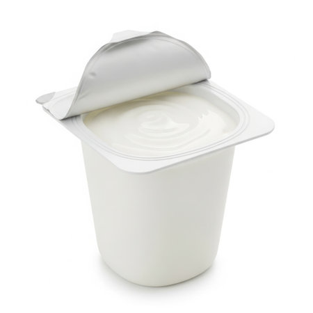 Open container of yogurtの素材