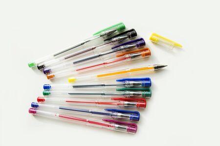 Colorful pens, different colorsの写真素材