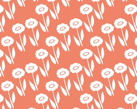 Floral Nordic Pattern Background Flowerのイラスト素材