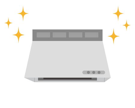 illustration Vector of a ventilation fan, kitchen ventilation fanのイラスト素材