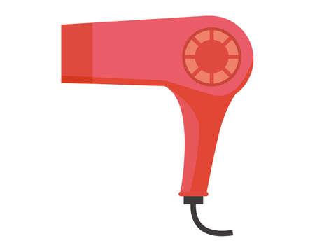 Vector illustration of hairdryer .のイラスト素材
