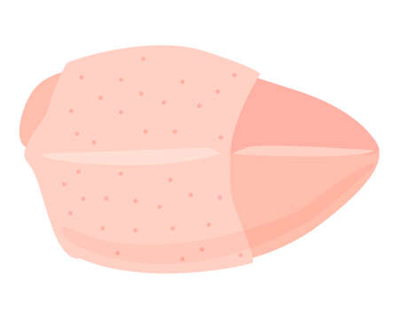 Vector illustration of chicken .のイラスト素材