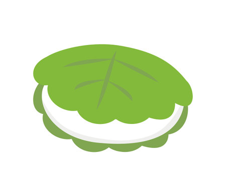 Vector illustration of  and kashiwa mochi.のイラスト素材