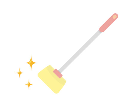 Vector illustration of toilet brush. Toilet cleaning.のイラスト素材