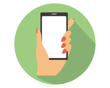 smartphoneのイラスト素材