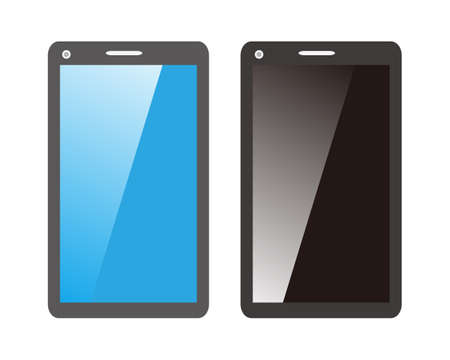 smartphoneのイラスト素材