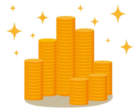 Vector illustration of money.のイラスト素材