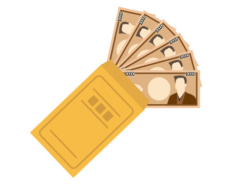 Vector illustration of money.のイラスト素材