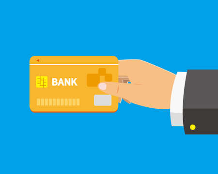 Cash card. credit card.のイラスト素材