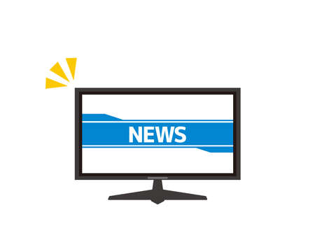 Television.ãVector illustration.ãLifestyle icons.のイラスト素材