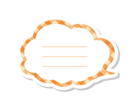 Cute speech bubble.ãHeadings.ãMaterial.のイラスト素材