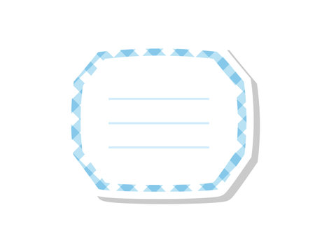 Cute speech bubble.ãHeadings.ãMaterial.のイラスト素材