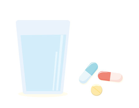 medicine. Oral medicine. Vector illustration.のイラスト素材