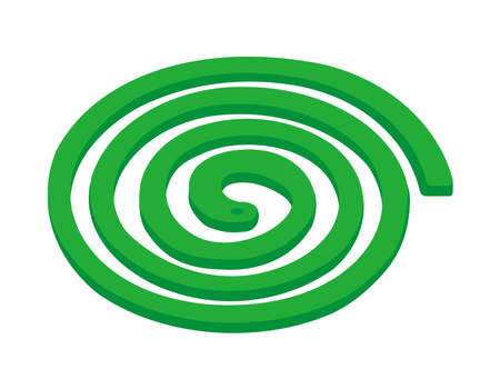 Mosquito coils . Vector illustration .のイラスト素材