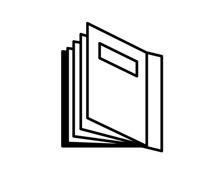 Vector illustration of the book.ãTextbook. Reference books.のイラスト素材