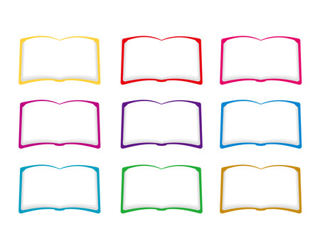 Vector illustration of the book.ãTextbook. Reference books.のイラスト素材