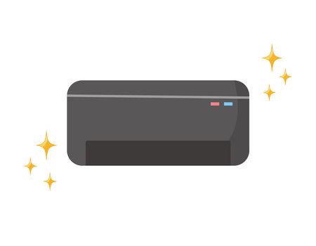 Inkjet printers .ãIcons .ãVector illustrations .のイラスト素材