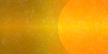 Tea gold background illustration.ãOrange texture. Moon.の写真素材