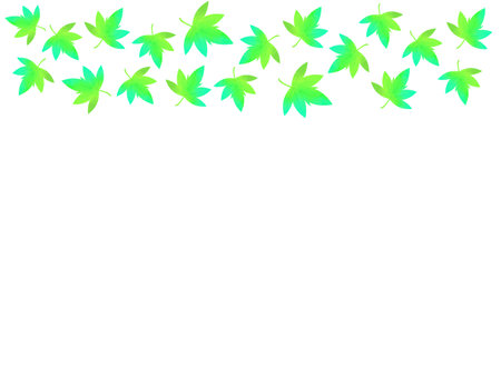 Illustration of maple leaf falling down. Maple leavesãのイラスト素材
