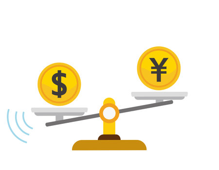 Clip art of simple balance. Business Clip Arts.のイラスト素材