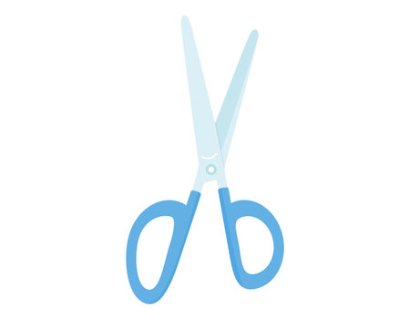 Cute Scissors Illustration Scissors Icon.のイラスト素材