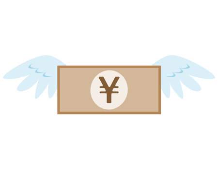 Money illustration. Banknotes. Currency exchange. Business icons.のイラスト素材