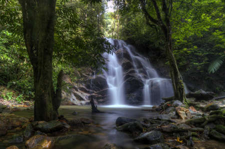 Earthly Paradise of Kanching Waterfallsの写真素材