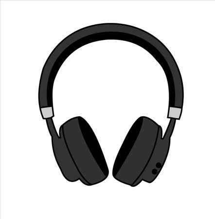 illustration of instrument headphones listening to musicのイラスト素材