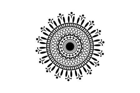 classic mandala ornament design illustrationのイラスト素材