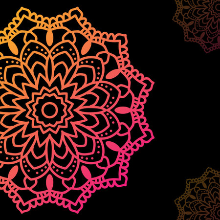 Classic mandala ornament design illustration