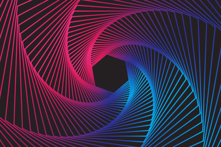 Abstract geometric background with pink and blue gradient colors