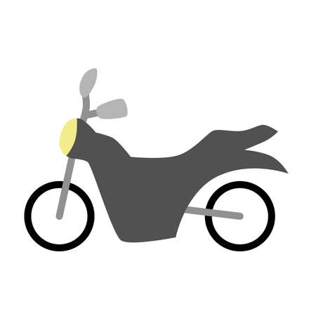 Simple bike color iconのイラスト素材
