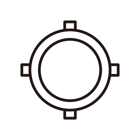 Line drawing business icon markのイラスト素材