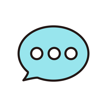Color business icon conversationのイラスト素材