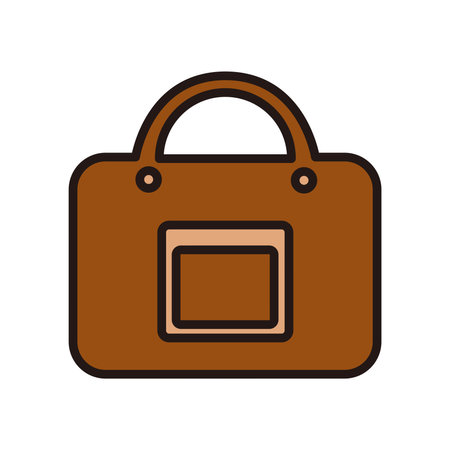 Color business icon bagのイラスト素材