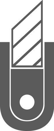 Mini stationery illustration icon cutterのイラスト素材