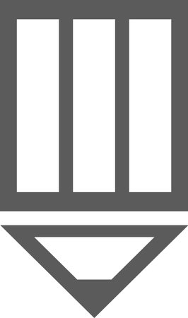 Mini stationery illustration icon pencilのイラスト素材