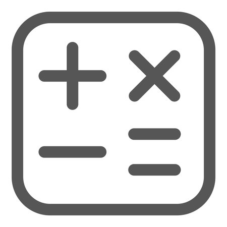 Mini mini icon calculation symbolのイラスト素材