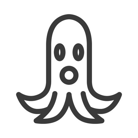 mini line drawing food illustration wiener octopusのイラスト素材